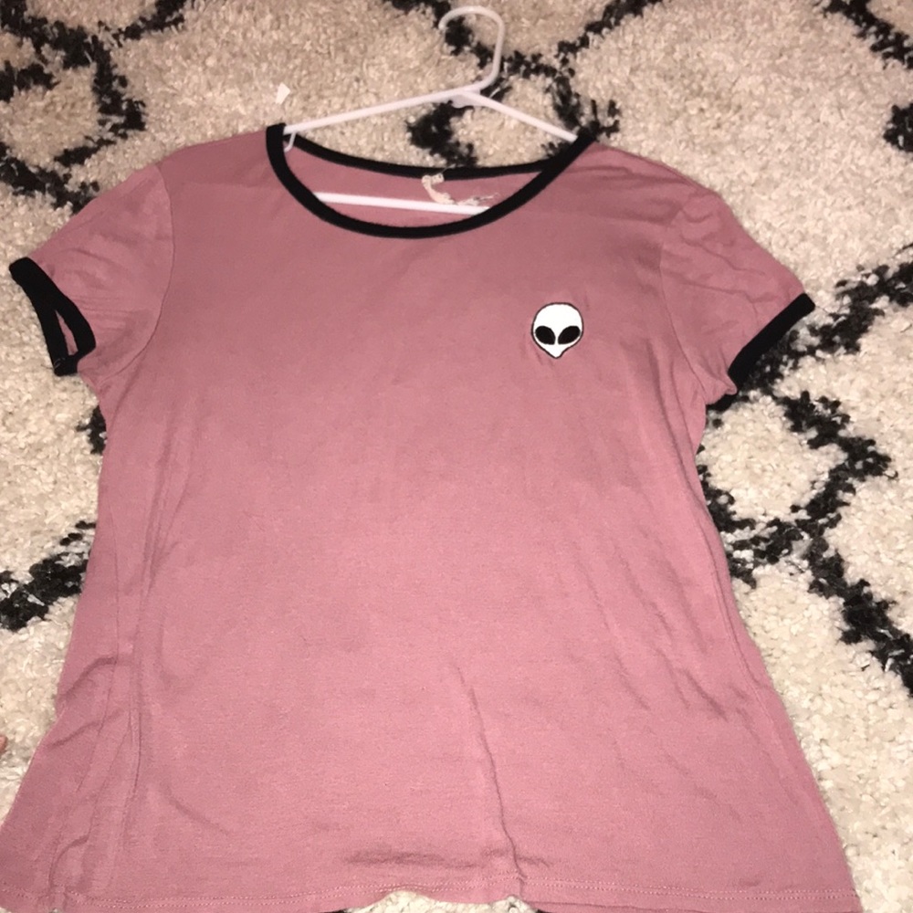 Pink Alien t-shirt